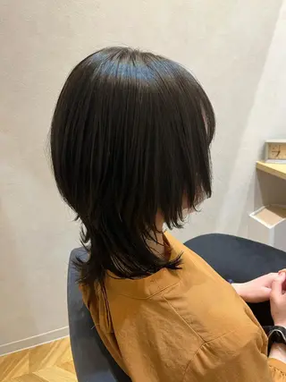 ショート カラー パーマ ヘアアレンジ メンズ キッズ ネイル マツエク・マツパ アイブロウ N°number大分 ナンバーmikotoのヘアスタイル