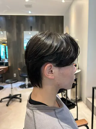 ヘアアレンジ メンズ 縮毛矯正/カット/ 韓国ヘア/蛯原🍤のヘアスタイル