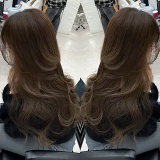 セミロング 映える顔まわり/前髪 特化 💗 ユキマのヘアスタイル