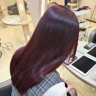 ミディアム カラー 中林 優太のヘアスタイル