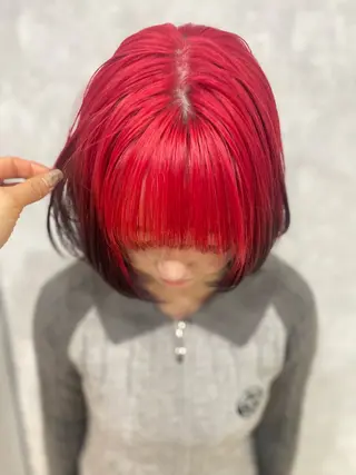 ショート カラー ヘアアレンジ 透明感カラー/推しカ ラー☁️JURAのヘアスタイル