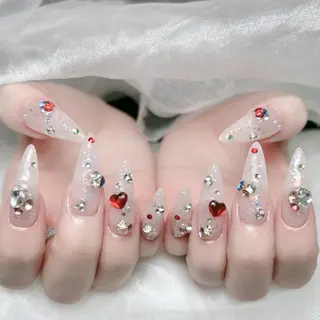 ネイル MoMoA Nail ネイル長さ出し専門店のネイルデザイン