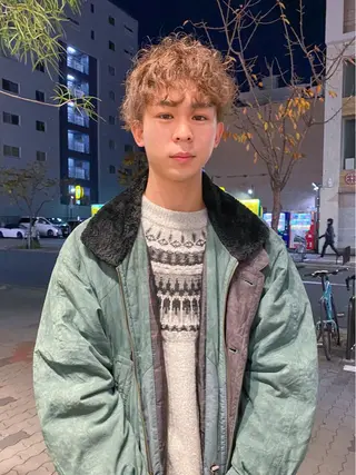 カラー メンズ ボブ特化美容師/ ボブパーマ/ミツイのヘアスタイル