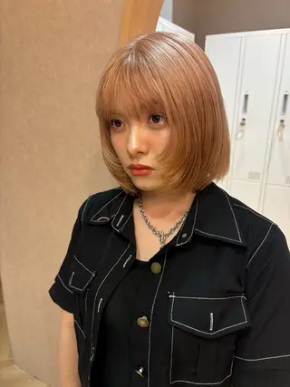 カラー ブリーチなしカラー/ パーマ/おとは🦖♡のヘアスタイル
