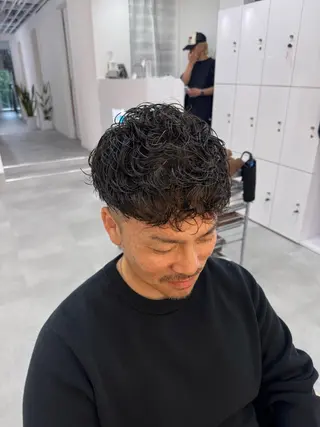 パーマ メンズ KAITO メンズ特化美容師のヘアスタイル