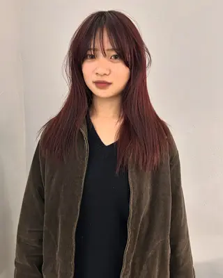 ロング カラー ケアパーマ/ケアブリ ーチdaisukeのヘアスタイル