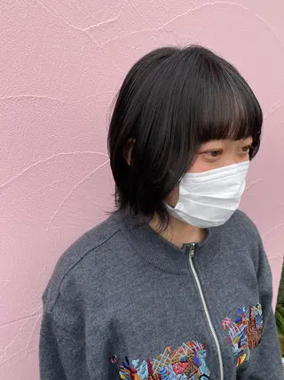 ショート カラー 似合わせレイヤー/ Wカラー🧸こころのヘアスタイル