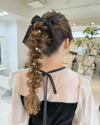 ヘアアレンジ 透明感カラー🫧ヘア セット🫧松本菜月の眉毛・アイブロウイメージ