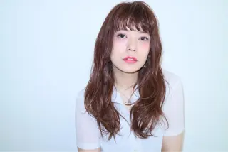 ロング カラー パーマ 似合わせhair🔸 アサダ　タカコ🔸のヘアスタイル