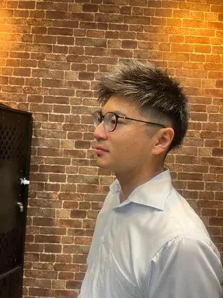 カラー メンズ 久木原 ゆりのヘアスタイル