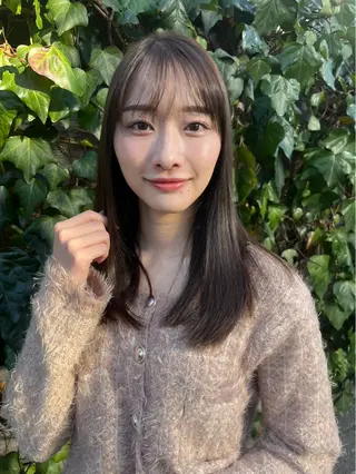 セミロング ヘアアレンジ 渋谷/縮毛矯正✨ 惺虎のヘアスタイル