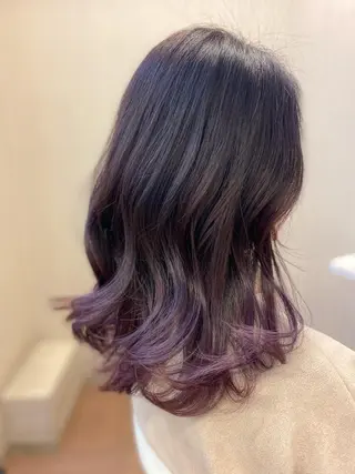 ミディアム カラー 【透明感、艶髪】西村 有司のヘアスタイル