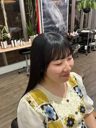 ロング 逢坂 智也のヘアスタイル