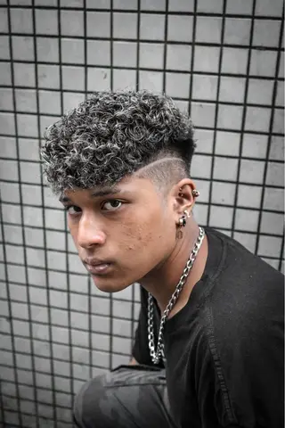 ショート カラー パーマ メンズ 💈men's💈 satoru中目黒のヘアスタイル