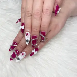 ロング see love gritterのネイルデザイン