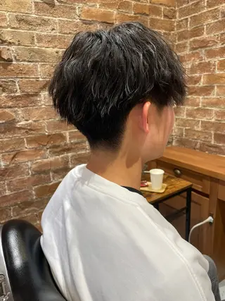 パーマ メンズ 田中 ゆいかのヘアスタイル