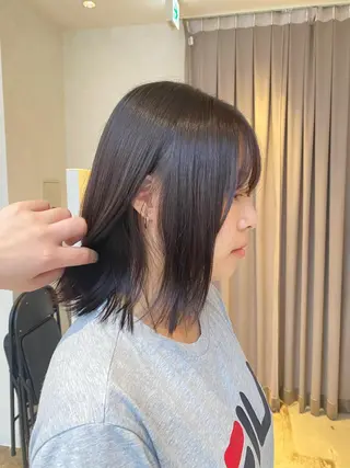 ミディアム コトミ 韓国／ボブのヘアスタイル