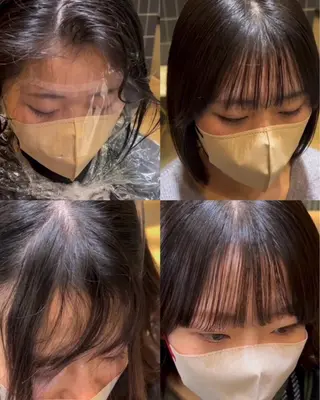 ショート 縮毛矯正・似合わせ タナカ レイヤのヘアスタイル