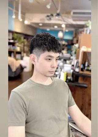 ショート パーマ メンズ ma-pa TAKESHIのヘアスタイル