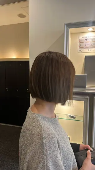 カラー mashu/ブリーチ /ストレート/らなのヘアスタイル