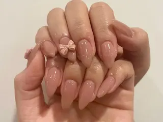 ネイル 🫧ちゅるん/韓国 Ayano𓈒🎀のネイルデザイン