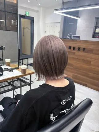 ショート カラー ENA💗NEXT /ハイトーンエクステのヘアスタイル