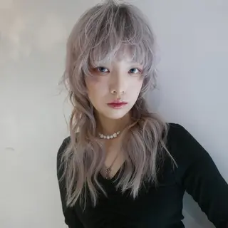 ロング カラー bloc japon所属・ﾌﾞﾚｲｽﾞ˚✧₊⁎ ﾚｲﾔｰToriのヘアスタイル