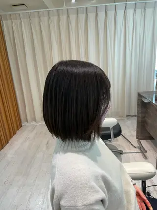 ミディアム カラー 淡路上新庄/髪質改善 .艶カラー/野口春貴のヘアスタイル