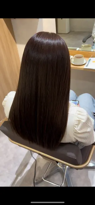 ロング カラー 長濱 奏のヘアスタイル