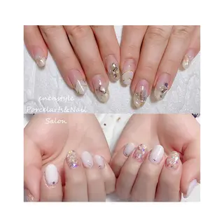 ショート ネイル 👑enen style👑のネイルデザイン