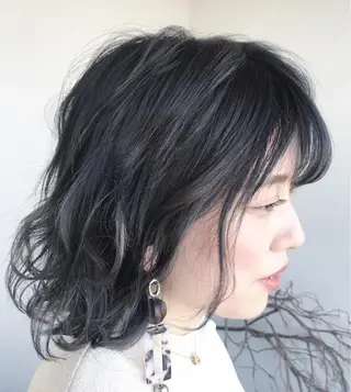 ミディアム カラー 大嶋 宏隆のヘアスタイル