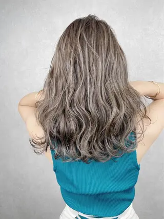 ミディアム カラー パーマ ヘアアレンジ メンズ キッズ ネイル マツエク・マツパ アイブロウ _WHITE高槻店 yusukeのヘアスタイル