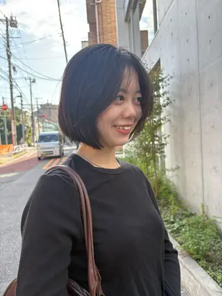 ショート カラー ボブ/レイヤーカット ✂︎ AYUMIのヘアスタイル