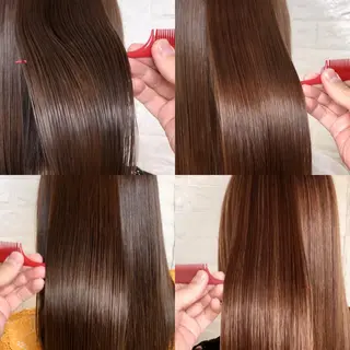 ミディアム 髪質改善特化KIZU /艶髪研究（京都）のヘアスタイル