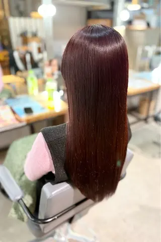 ロング カラー 菊地 紗矢のヘアスタイル