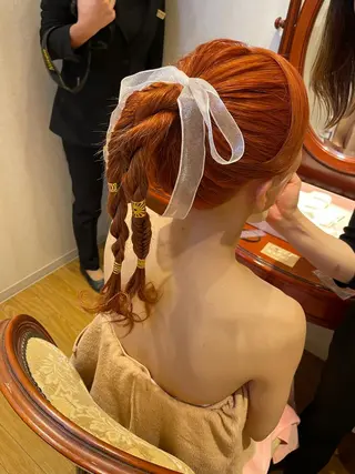 ヘアアレンジ オノ アカネのヘアスタイル