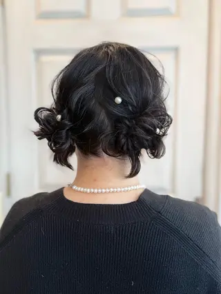 ヘアアレンジ ヘアメイク美容師 🦋サカモトレナ🦋のヘアスタイル