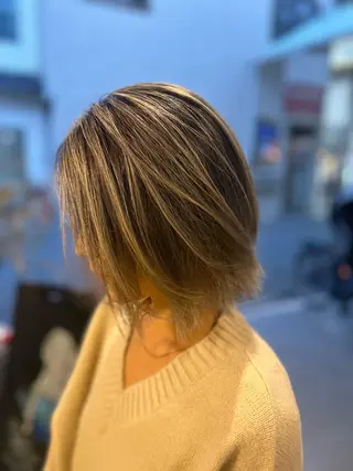 セミロング 茨木市駅徒歩5分 小林龍之介のヘアスタイル