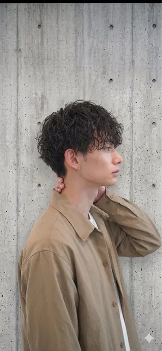 パーマ メンズ 🌀メンズパーマ🌀 カット💇こうせいのヘアスタイル