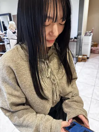 ロング 🐺ウルフ× ハイトーン🐺MOEのヘアスタイル