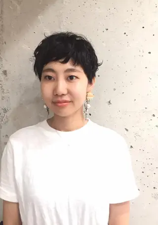 ショート 稲田 結衣夏のヘアスタイル