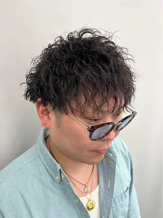 ショート パーマ メンズ 坂本響 メンズカット/パーマのヘアスタイル