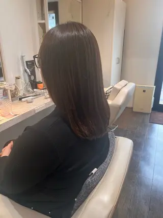 セミロング 福本 好子のヘアスタイル