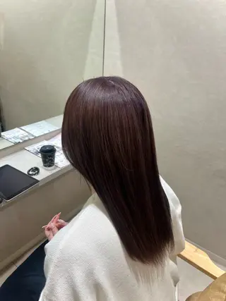 セミロング カラー ブリーチ×透明感カラ ー 大分 Keigoのヘアスタイル