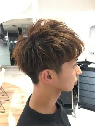 ショート メンズ 金子 富士のヘアスタイル