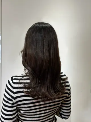セミロング ·.⟡ 福田 彩乃 透明感カラー🪄🩵のヘアスタイル