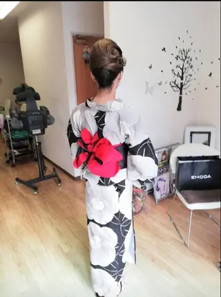 ヘアアレンジ 花魁変幻処 椛かぐら inヘアサロンクレアのマツエク・マツパデザイン