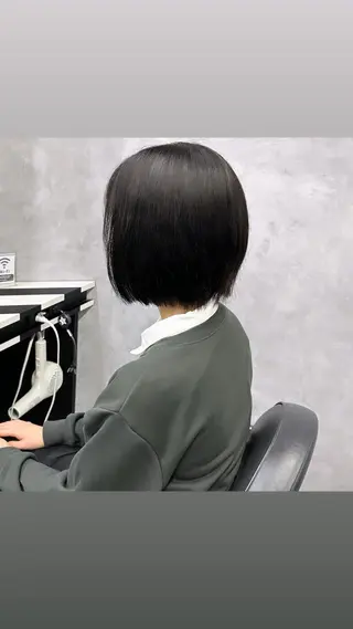 ショート 縮毛矯正・髪質改善 特化 出納 直起のヘアスタイル