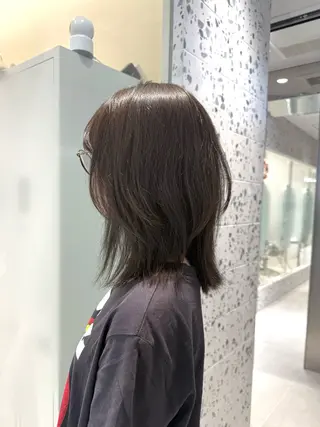 ミディアム カラー 矢野 晃平のヘアスタイル