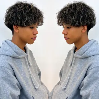 ミディアム alma 後藤 遼斗のヘアスタイル